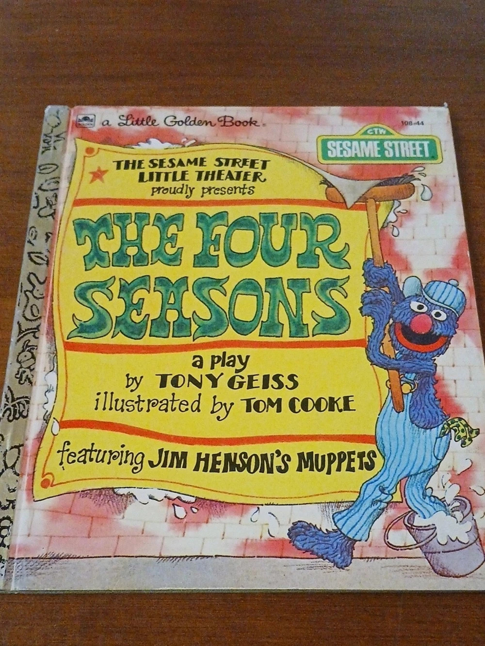 1979 Little Golden Books The Sesame Street Little Theater: The Four Seasons